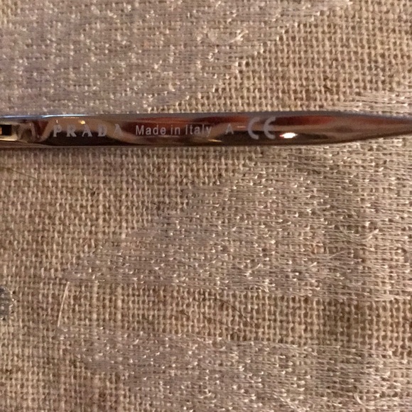 Prada Purple Sunglasses with Gold Accents - Picture 4 of 5